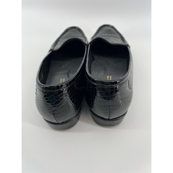SAS Simplify Everyday Loafer Black Croc‎ Cushioned Textured Women's Size 12S - Picture 5 of 6